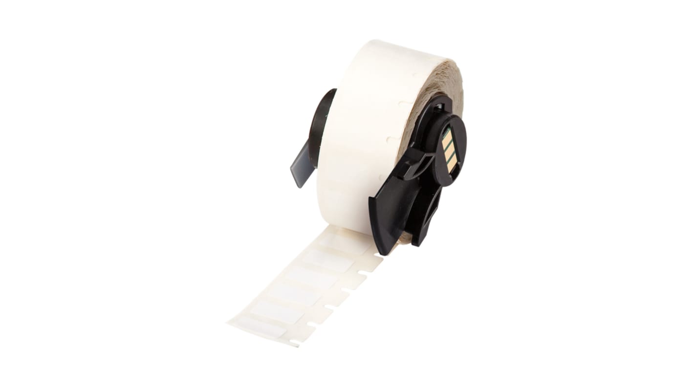 Brady B-423 Black on White Cable Labels, 12.70 mm Width, 6.99mm Label Length, 12.7mm Label Width