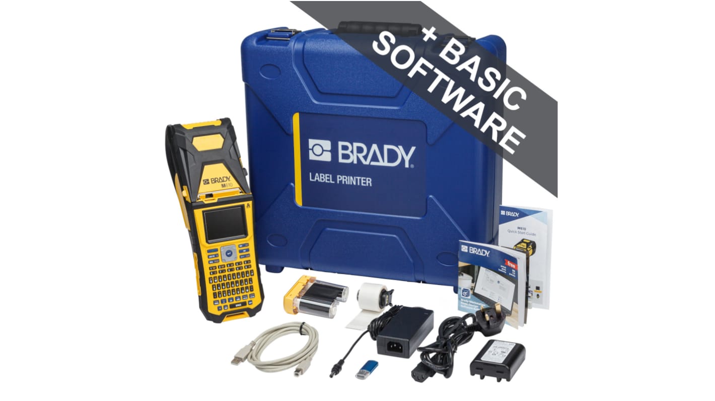 Brady M610 Handheld Label Printer, 50.80mm Max Label Width, UK