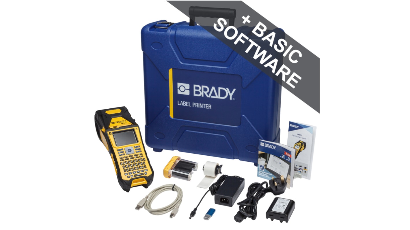 Brady M610 Handheld Label Printer, 50.80mm Max Label Width, UK