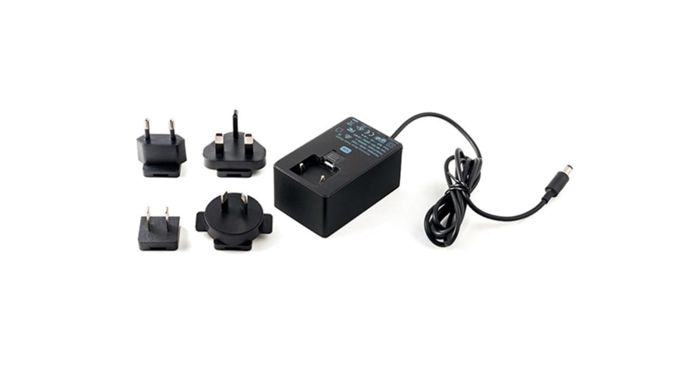 Adaptador AC/DC RS PRO 90 → 264V ac, 12V, 4.16A, 50W, Intercambiable