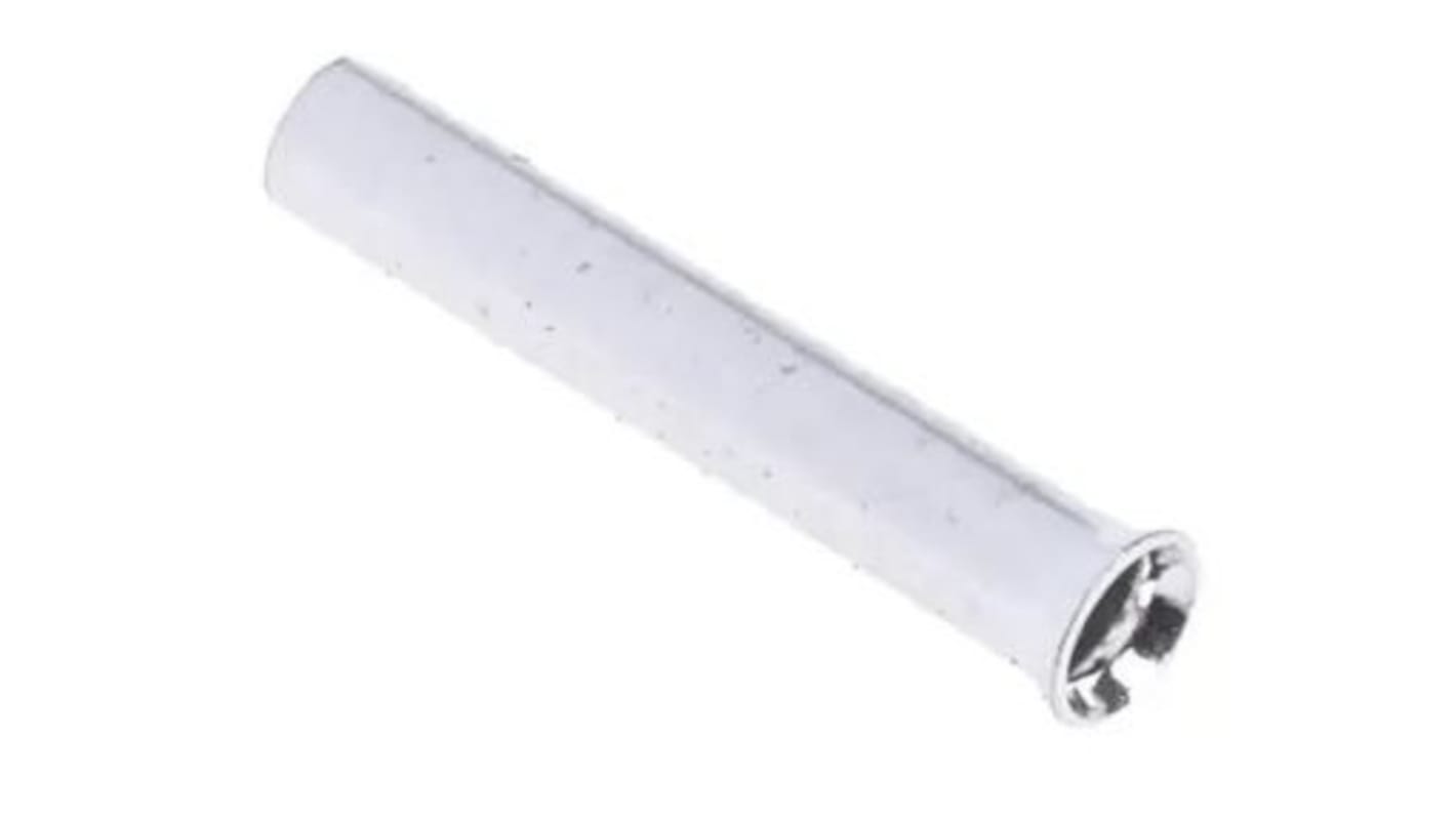 Boccola RS PRO, Non isolato, Argento, lunghezza pin 7mm, filo max 1.5mm², 16AWG