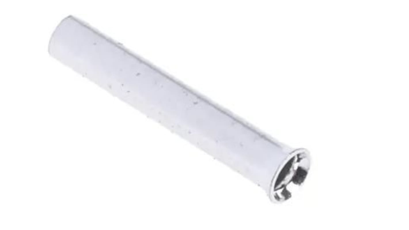 RS PRO Bootlace Ferrule, 8mm Pin Length, 1.7mm Pin Diameter, 1.5mm² Wire Size, Silver
