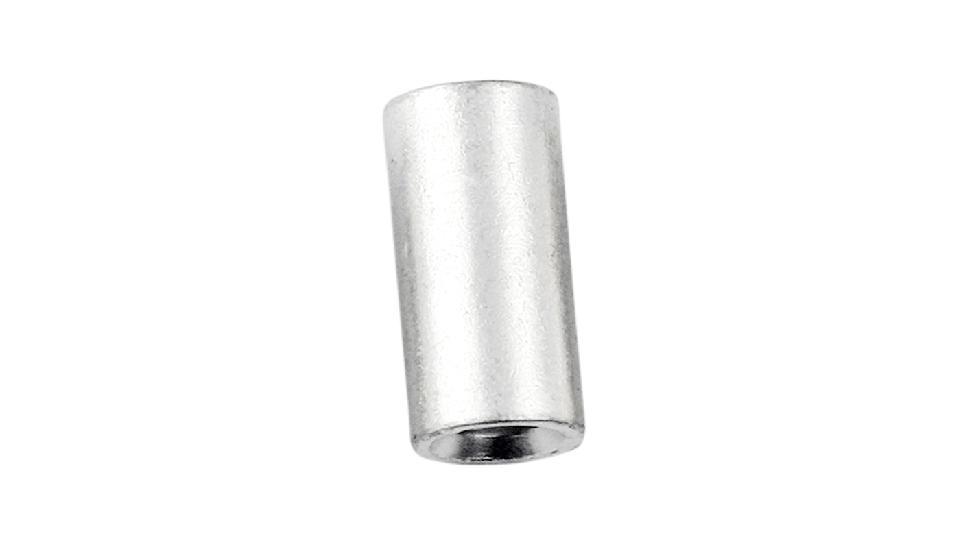 RS PRO Parallel Connector Splice Connector, Metal, Uninsulated, Tin 14 → 16 AWG
