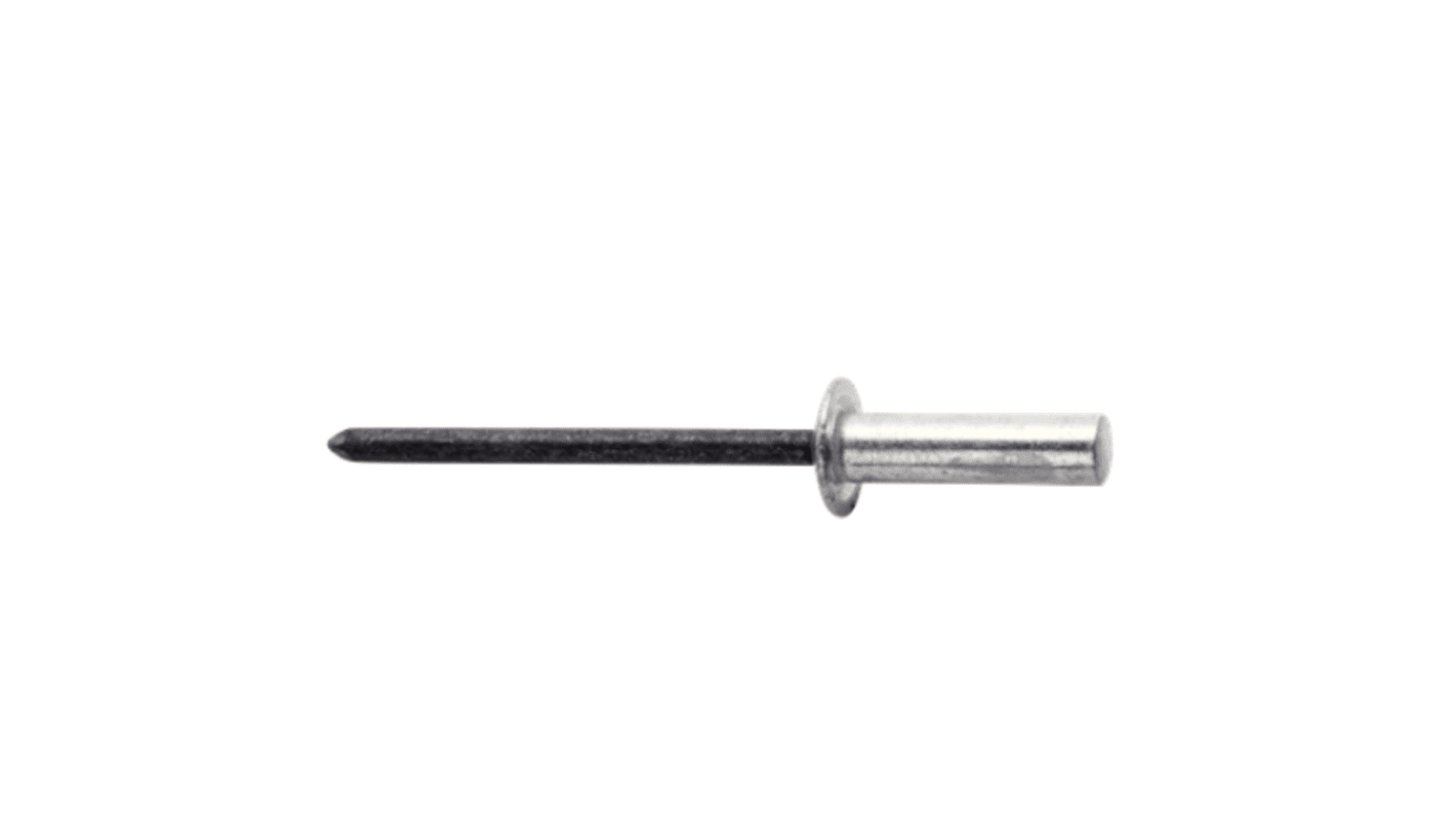 Rivet Jeu de rivets Aluminium, diamètre 4mm, longueur 12mm M4mm