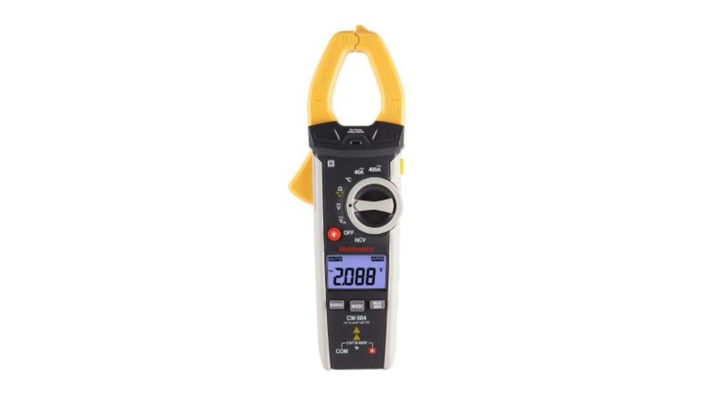 Chauvin Arnoux CM604 Digital clamp multimeter, Max Current 400A ac CAT III 600V