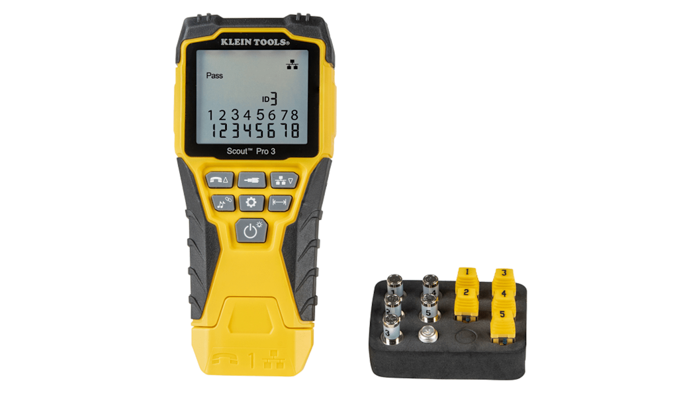 Klein Tools Cable Tester RJ11, RJ12, RJ45, VDV501-851