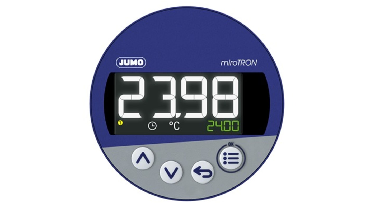 Rs-Online Controller Jumo miroTRON 230 V c.a. 60 x 80mm 1 uscita Relè