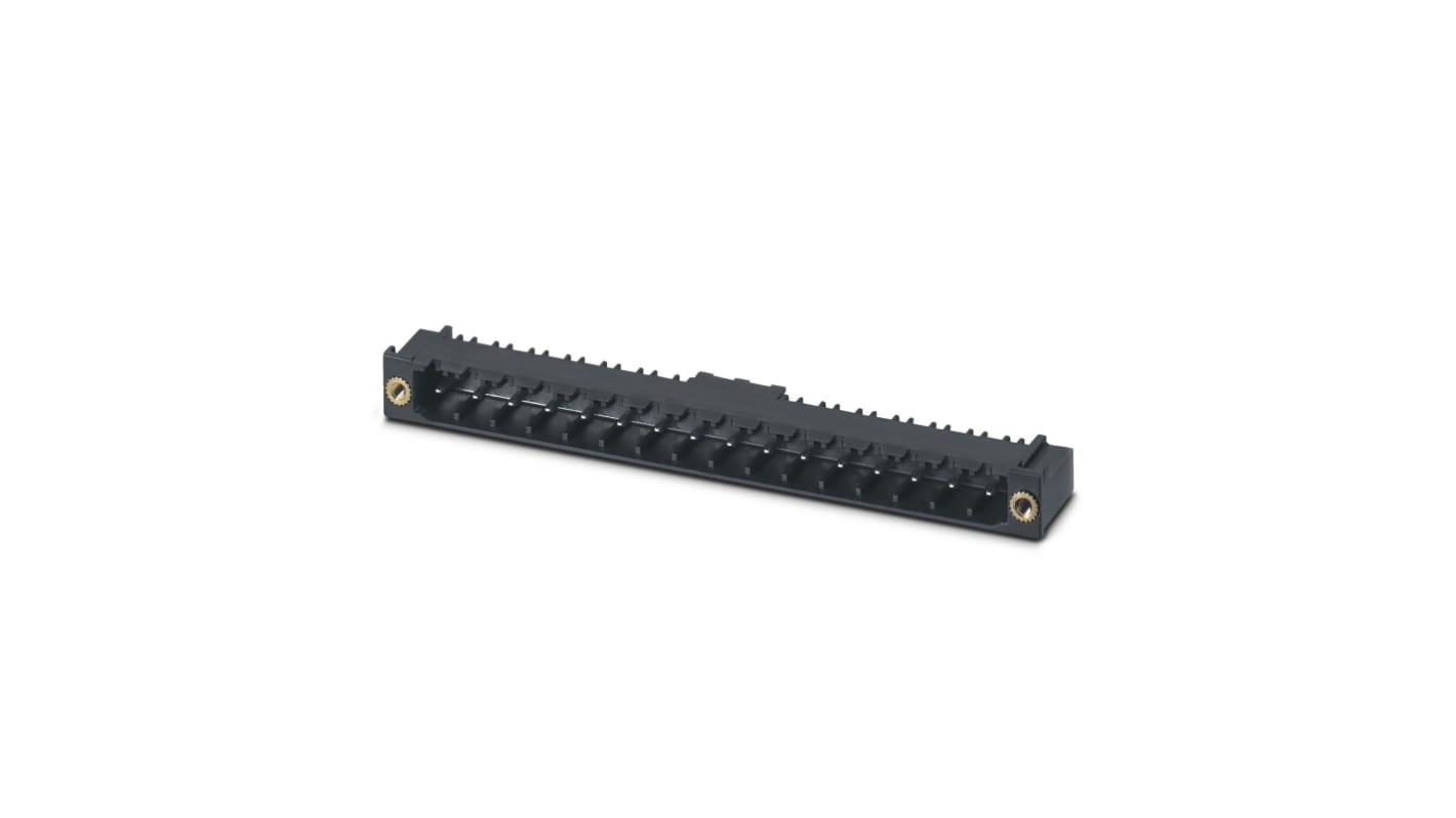 Phoenix Contact CC Series Straight PCB Header, 17 Contact(s), 5.08mm Pitch, 1 Row(s)
