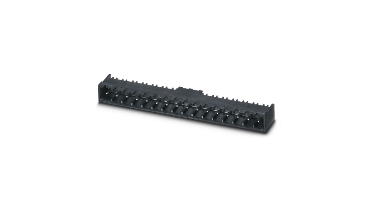 Phoenix Contact CCA Series Straight PCB Header, 13 Contact(s), 5.08mm Pitch, 1 Row(s)