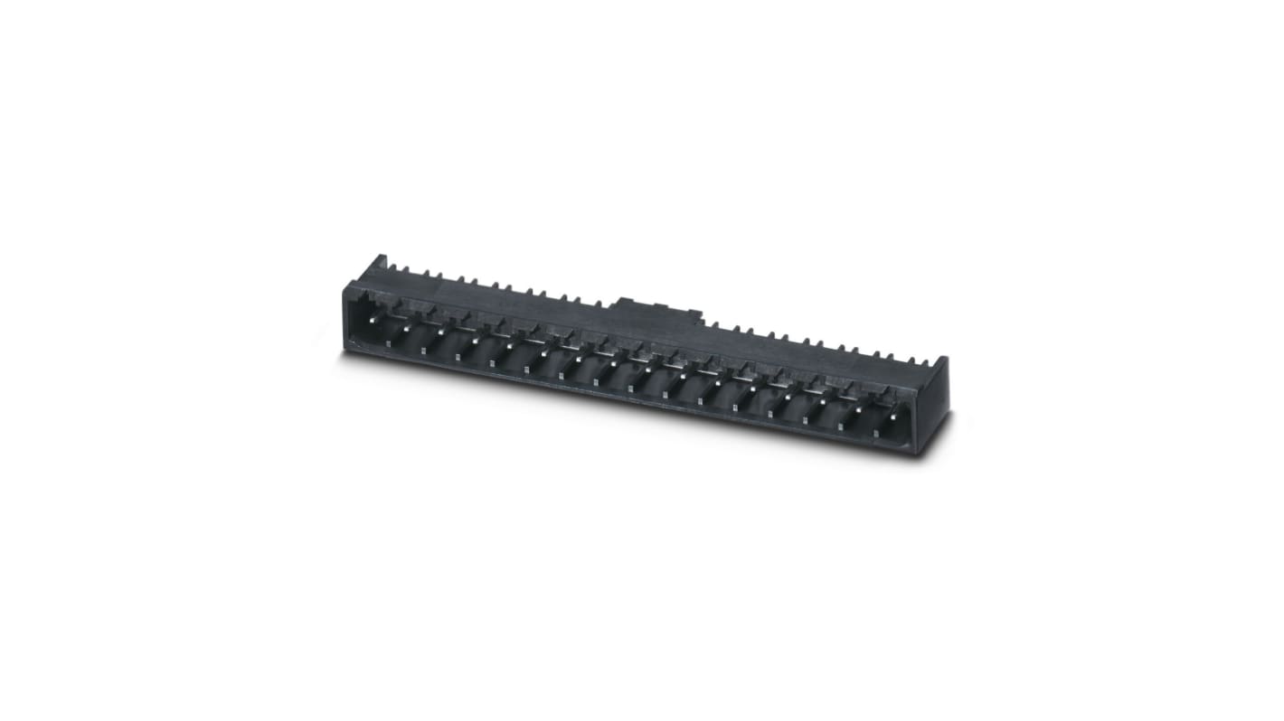 Phoenix Contact CCA Series Straight PCB Header, 15 Contact(s), 5mm Pitch, 1 Row(s)