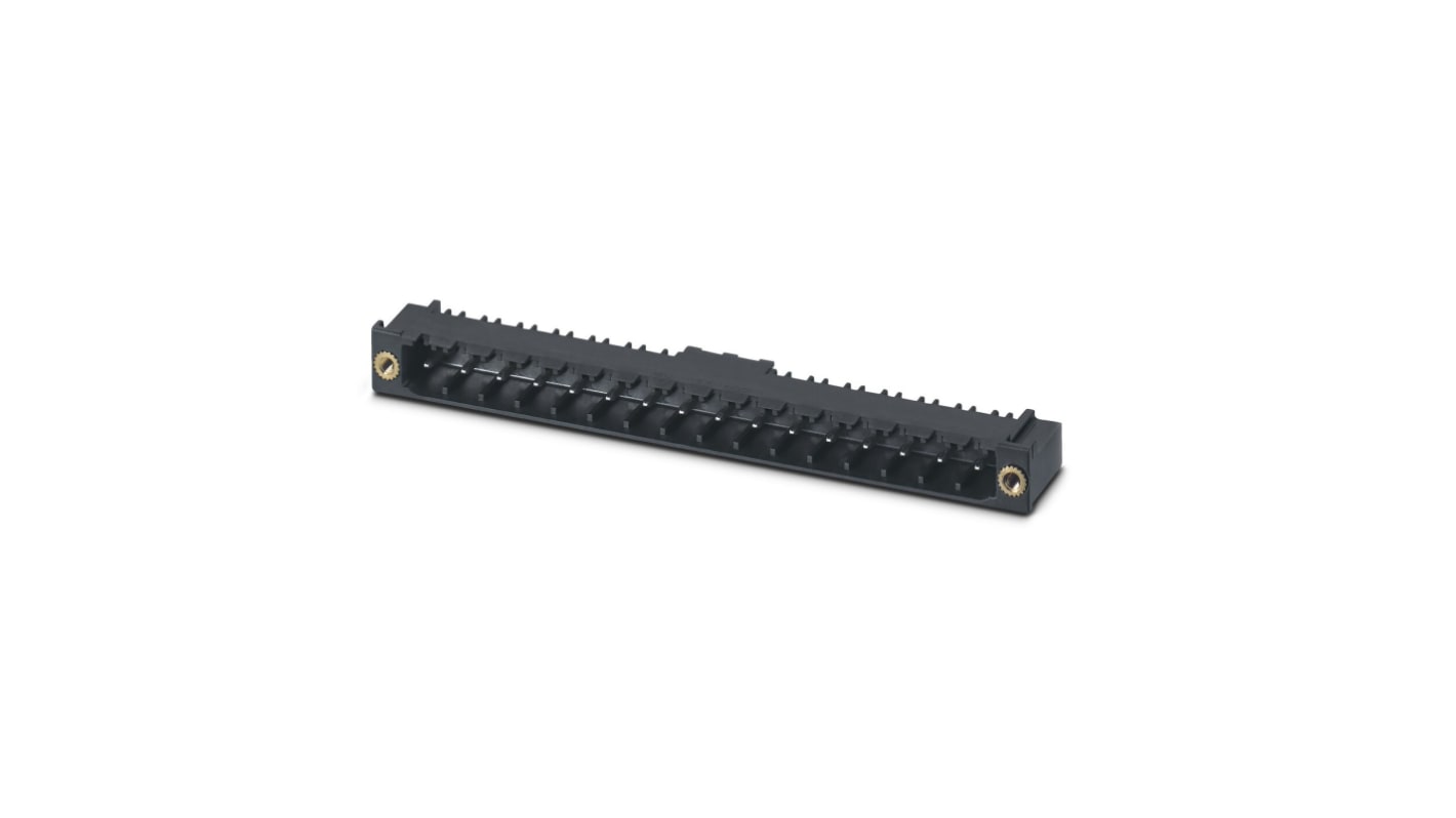 Phoenix Contact CC Series Straight PCB Header, 14 Contact(s), 5mm Pitch, 1 Row(s)