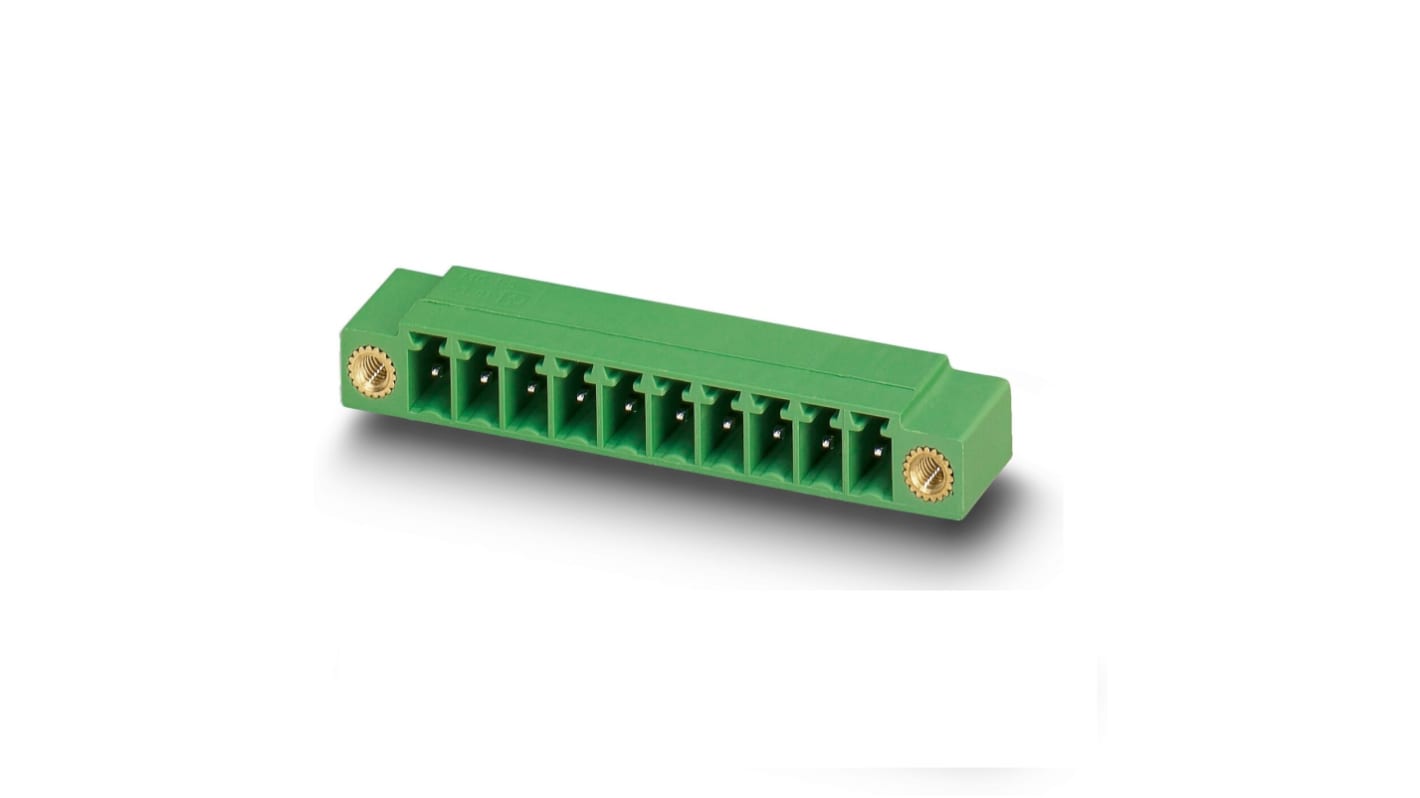 Phoenix Contact MC Series Straight PCB Header, 12 Contact(s), 3.5mm Pitch, 1 Row(s)