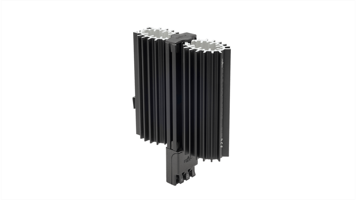 Resistencia calefactora STEGO de 100W, alim. 120 → 240V ac/dc, dim. 42mm, x 121mm, x 167mm