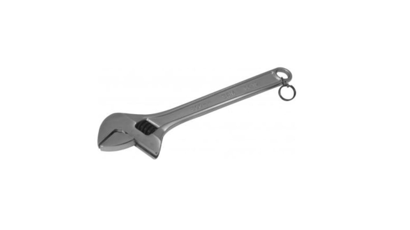 SAM Adjustable Spanner, 255 mm Overall, 10mm Jaw Capacity, Straight Handle