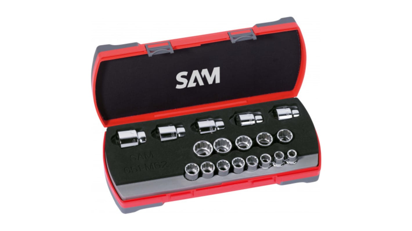 SAM 1/2 in, 3/4 in, 3/8 in, 5/8 in, 7/8 in, 7/16 in, 9/16 in, 11/16 in, 13/16 in, 15/16 in, 19/32 in, 21/32 in, 25/32
