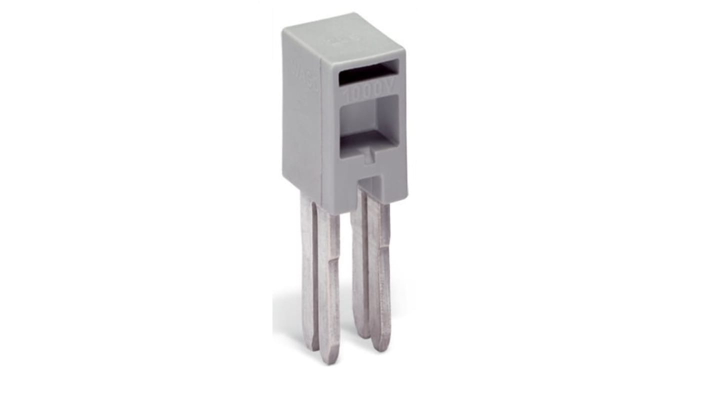 Jumper adyacente WAGO serie 285, para usar con Bloques terminales serie 285