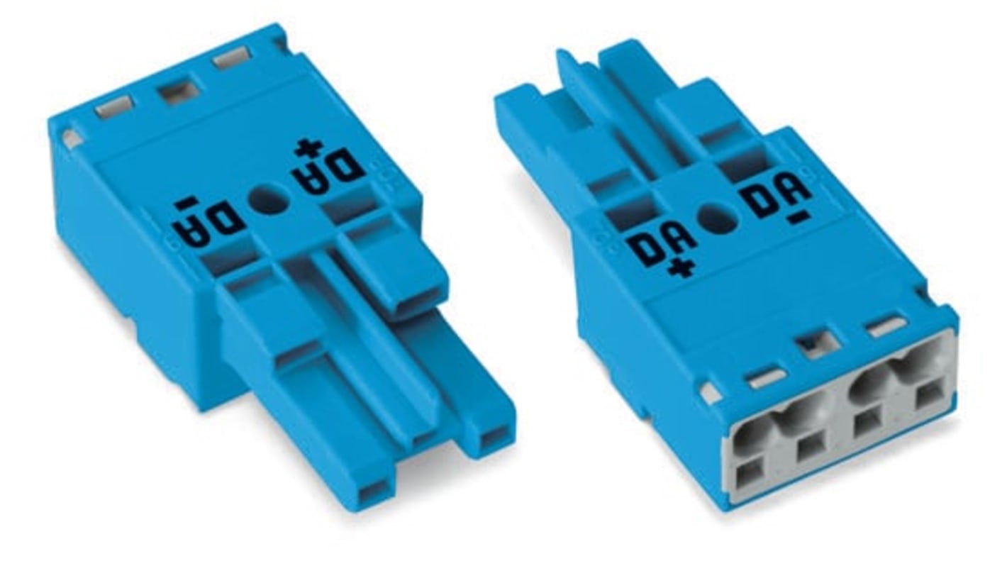 Connettore per illuminazione WAGO Femmina, 2 poli, 2 vie, Montaggio su cavo