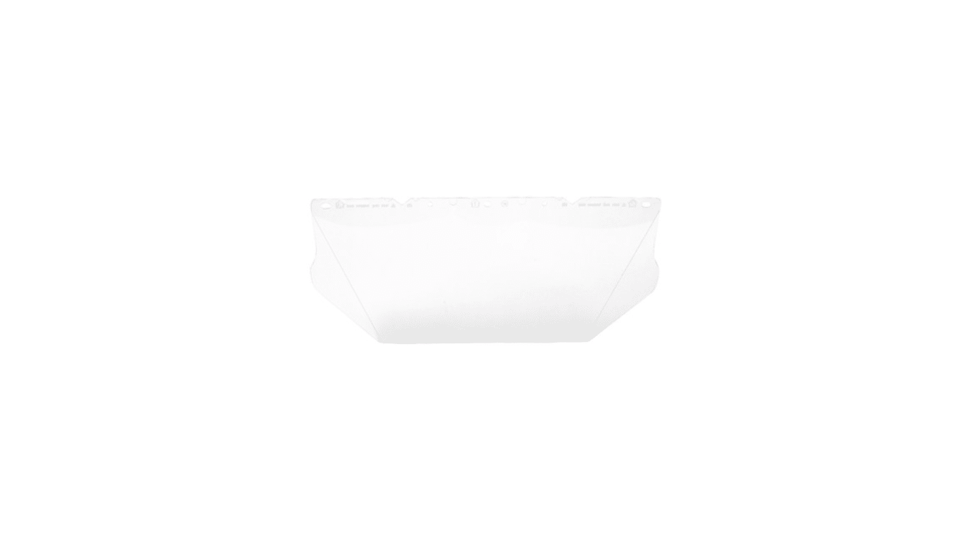 MSA Safety Polycarbonate Clear Hard Hat Visor Carrier, Chin Protector