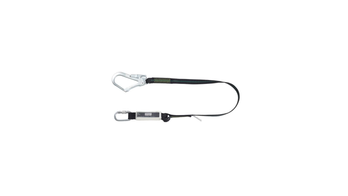 MSA Safety 1.5m Fall Arrest Lanyard Screw Gate Karabiner Single