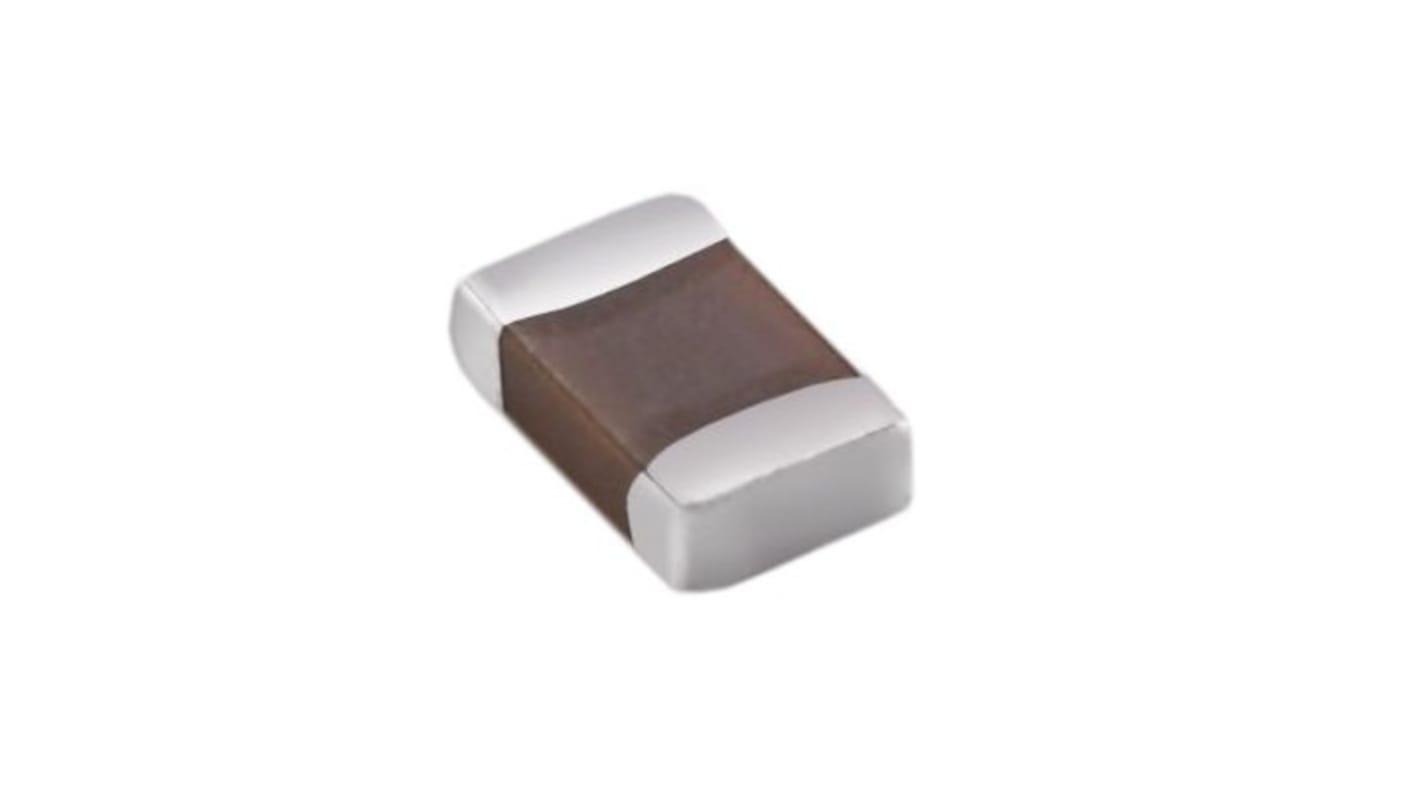 RS PRO 100μF Multilayer Ceramic Capacitor MLCC, 16V dc V, 20%