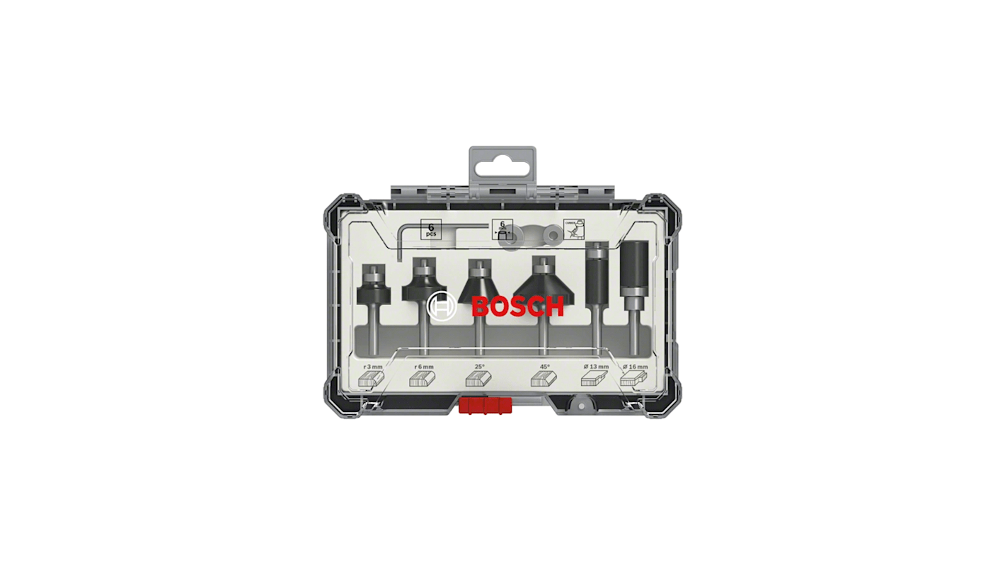Bosch Fräser-Bitsatz 6-teilig
