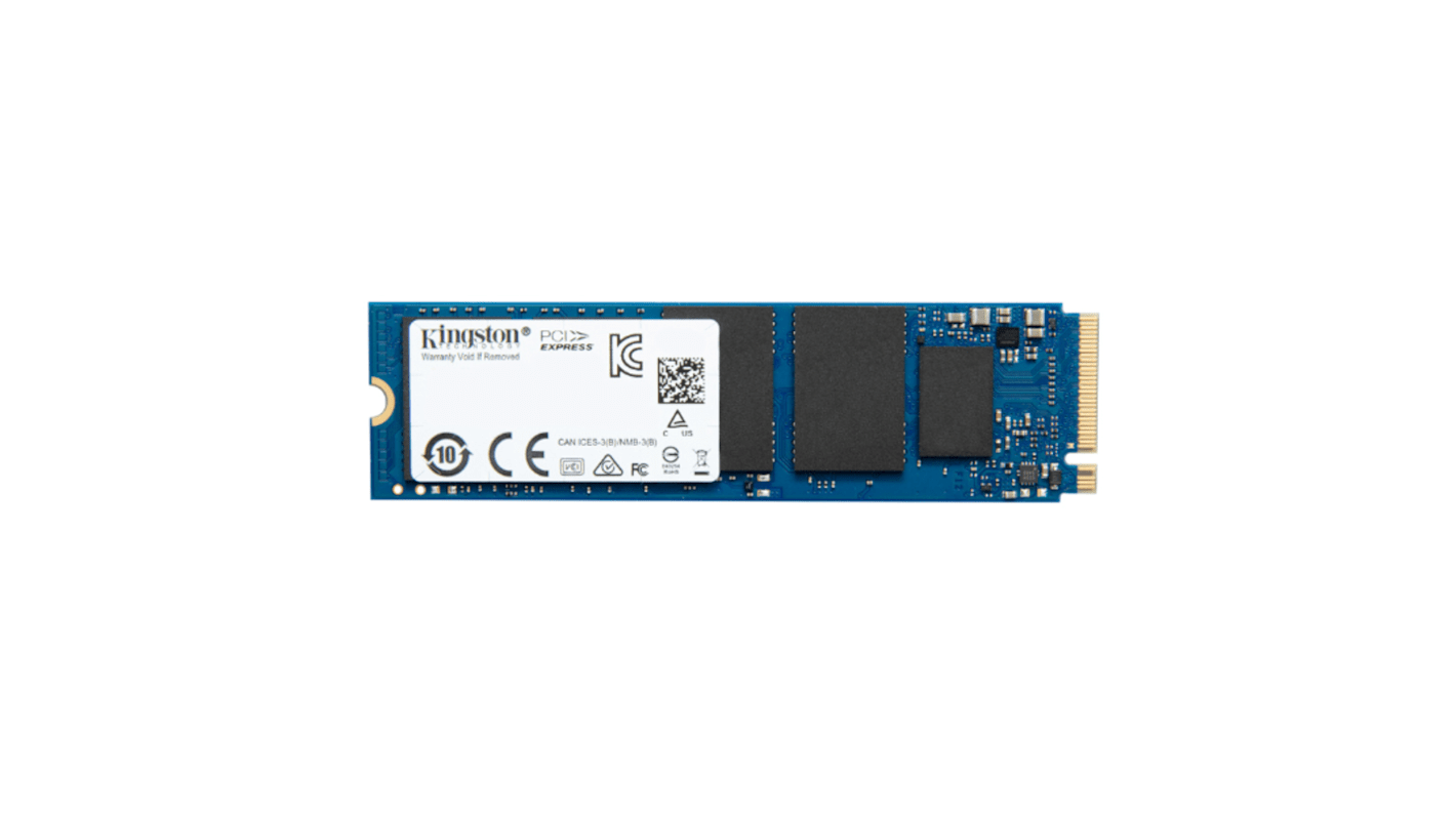 Kingston Design-In-Industrie, M.2 2280 Intern SSD NVMe PCIe Gen 4 x 4 Industrieausführung, 3D TLC, 128 GB, SSD