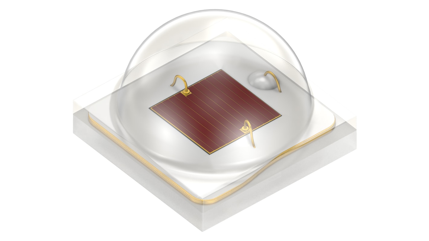 LED, SMD, czerwona, 2,1 V, ams OSRAM, OSLON Square