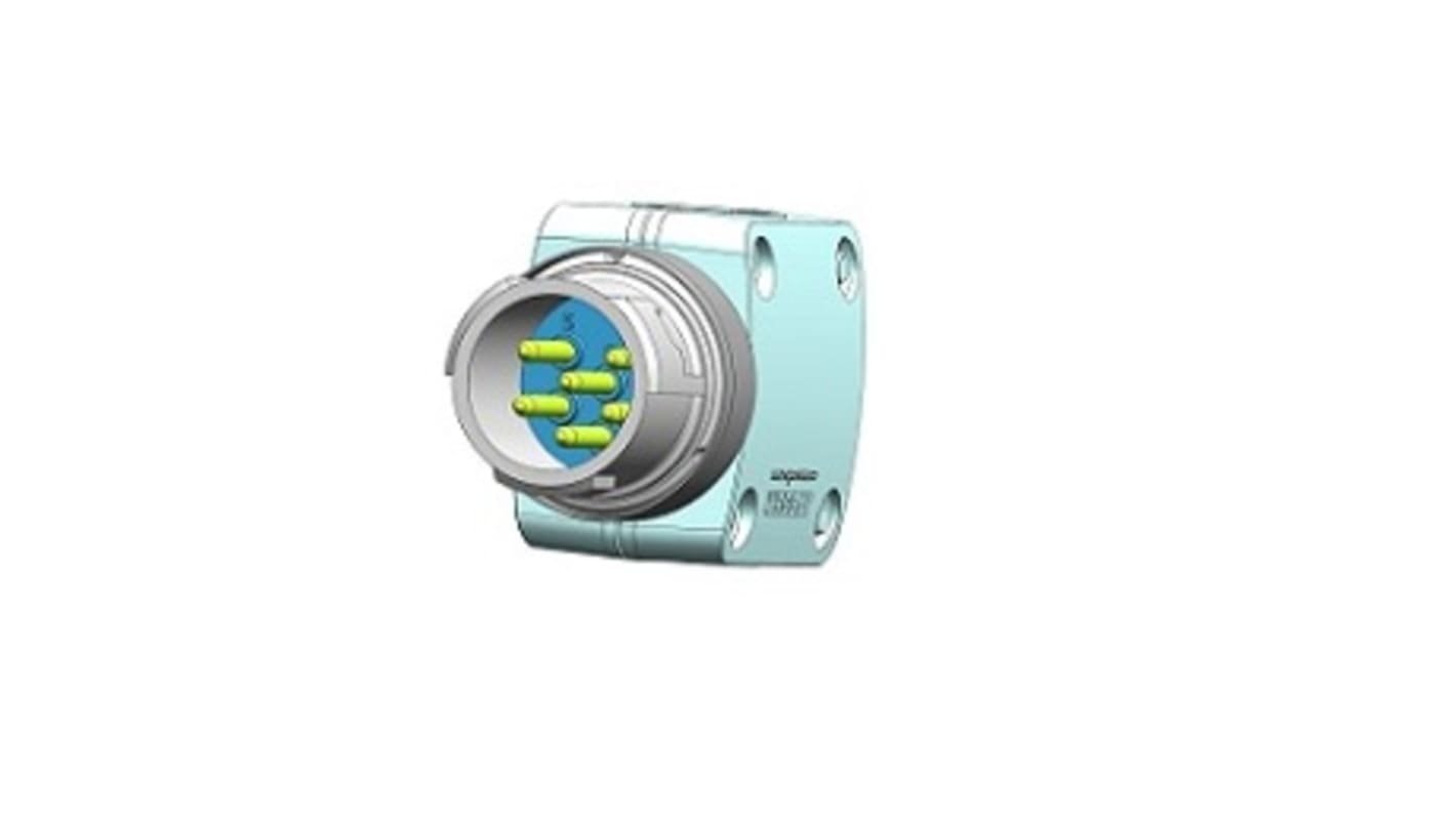 Jaeger Circular Connector, 6 Contacts, Plug, Male, IP50, IP54, Rapid Series Series