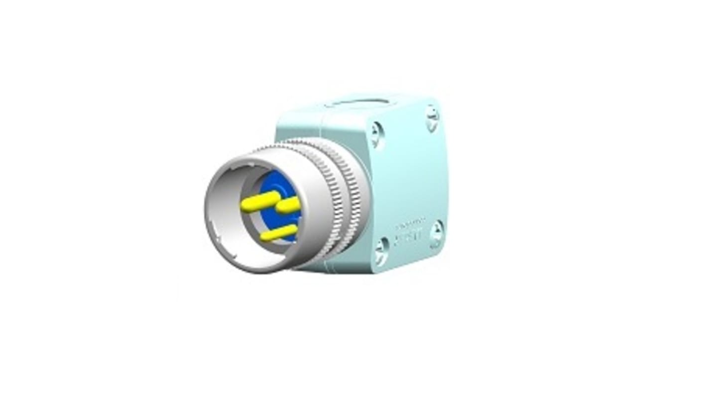 Jaeger Circular Connector, 3 Contacts, Cable Mount, Plug, Male, IP50, IP54, Rapid Series Series