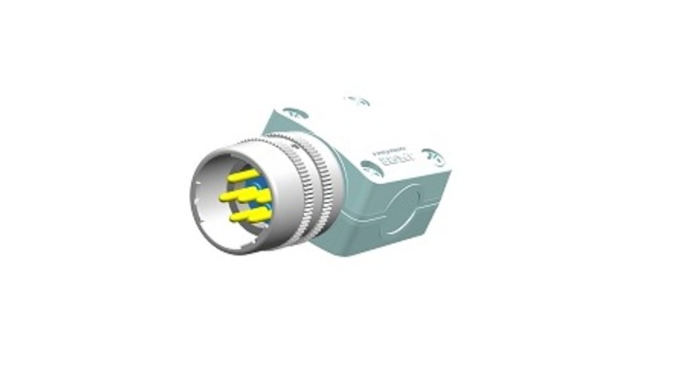 Jaeger Circular Connector, 6 Contacts, Cable Mount, Plug, Male, IP50, IP54, Rapid Series Series