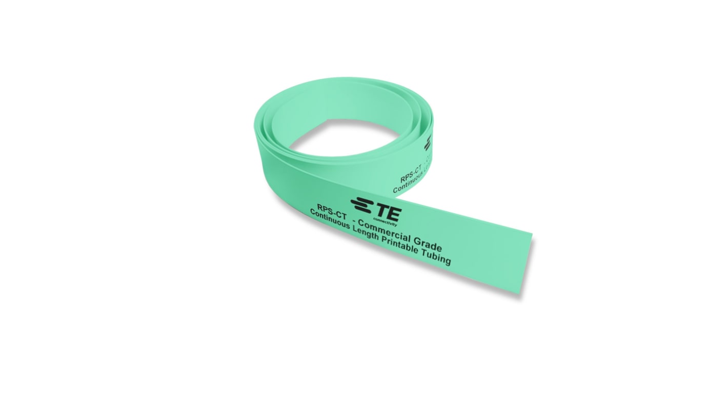 TE Connectivity Cross Linked Polyolefin Green Cable Sleeve, 50m Length, RPS-CT Series