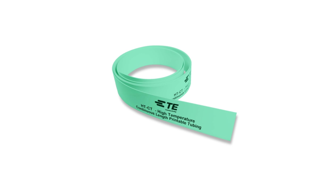 TE Connectivity Cross Linked Polyolefin Green Cable Sleeve, 50m Length, HT-CT Series