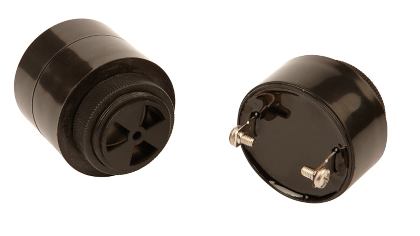 Segnalatore acustico elettronico RS PRO, 4 → 28 V CC, 80 - 95dB a 1 m, IP65, montaggio a pannello