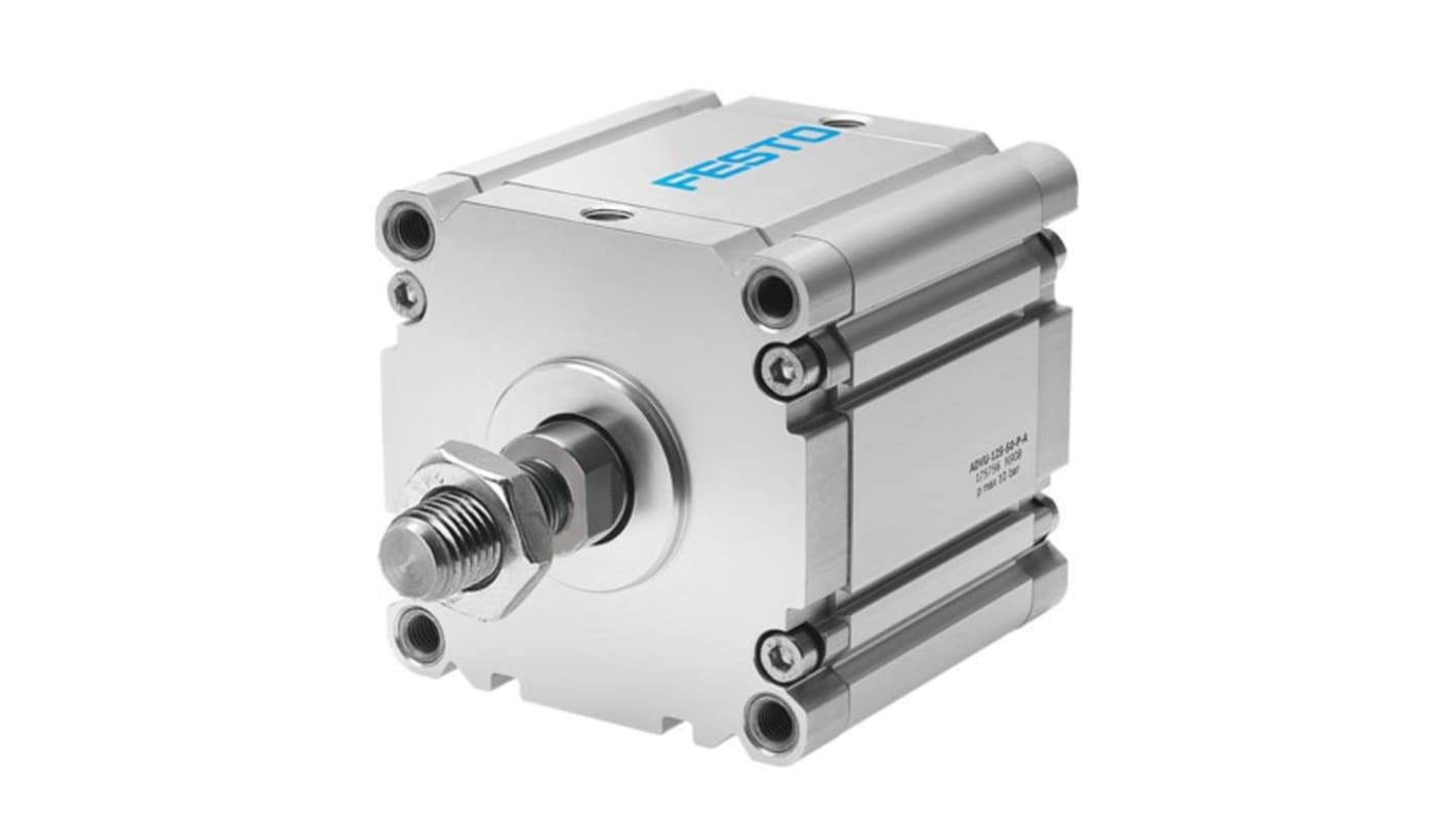 Festo ADVU 175770 Pneumatik-Kompaktzylinder doppeltwirkend, Bohrung Ø 125mm / Hub 80mm