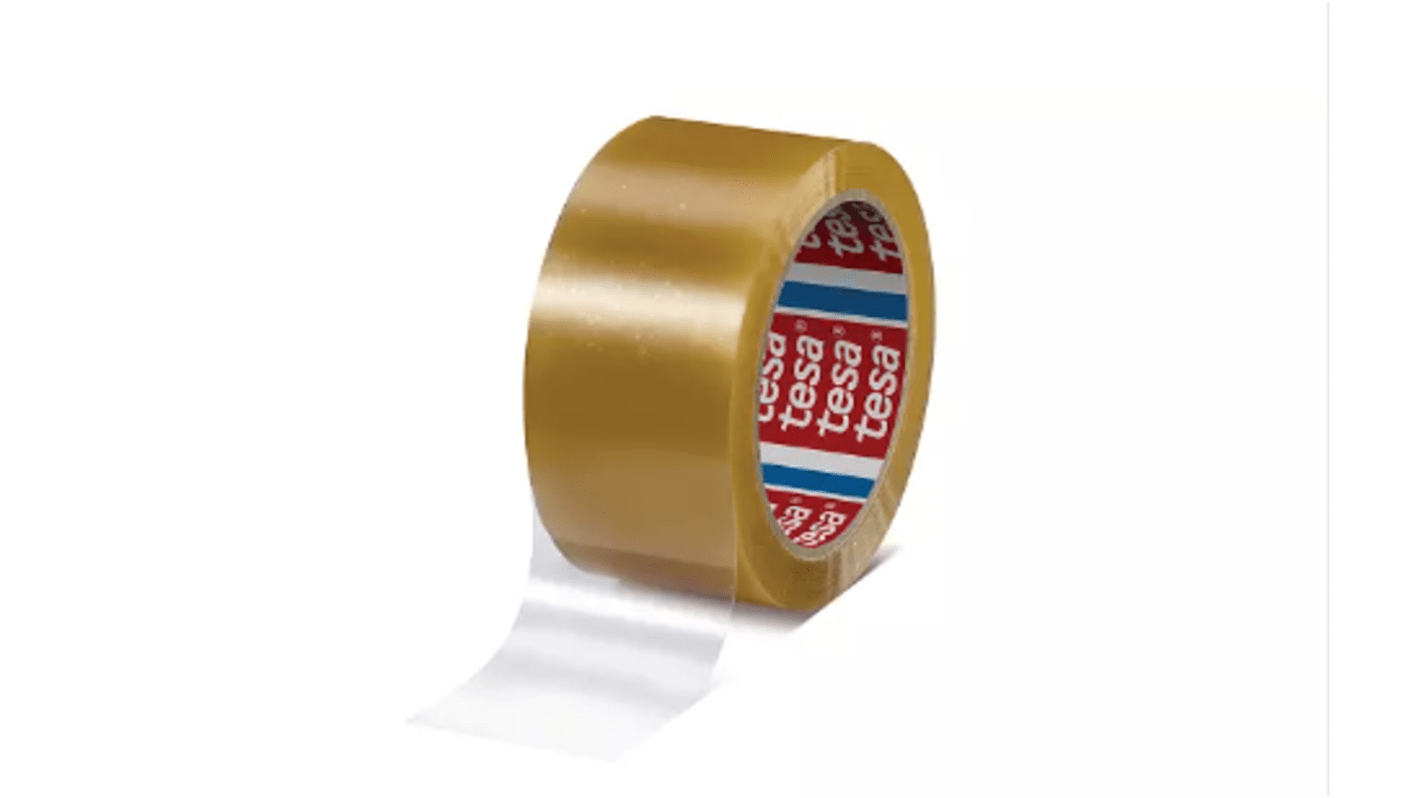 Tesa 60400 Transparent Packing Tape, 66m x 50mm