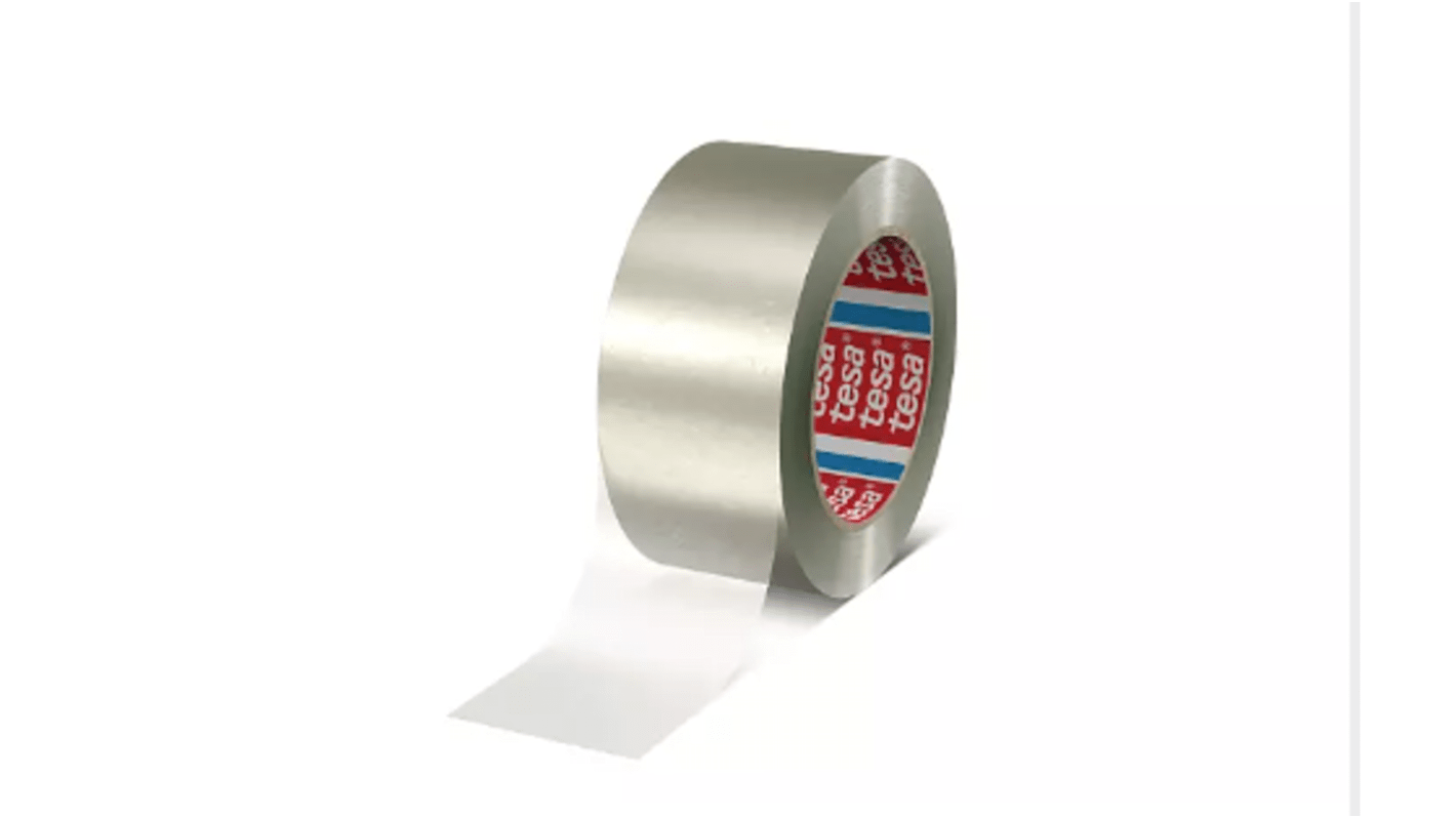Tesa 60412 Transparent Packing Tape, 66m x 50mm