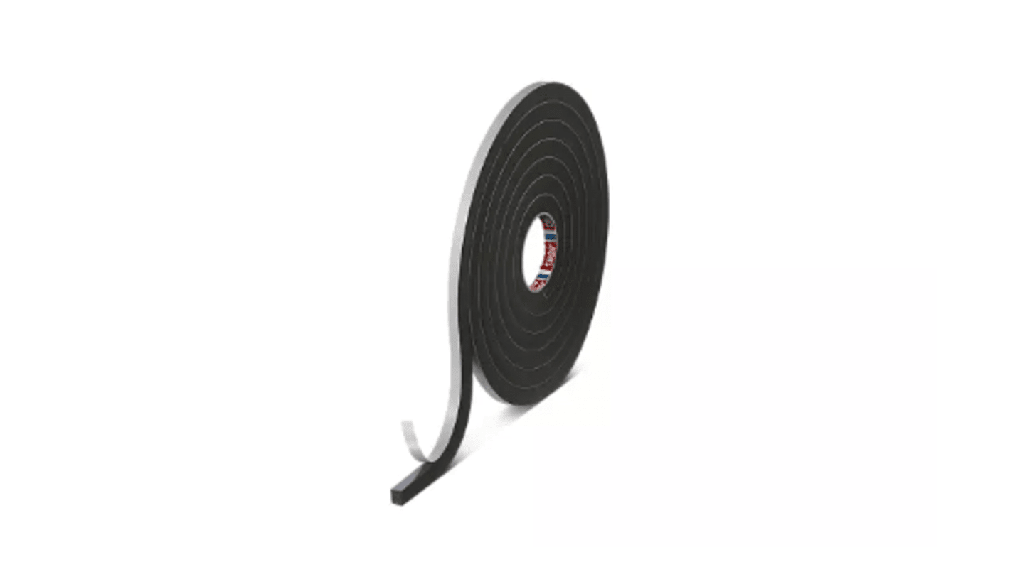 Tesa 61107, 61107 Black Foam Tape, 12.0mm x 5.0m, 19.0mm Thick