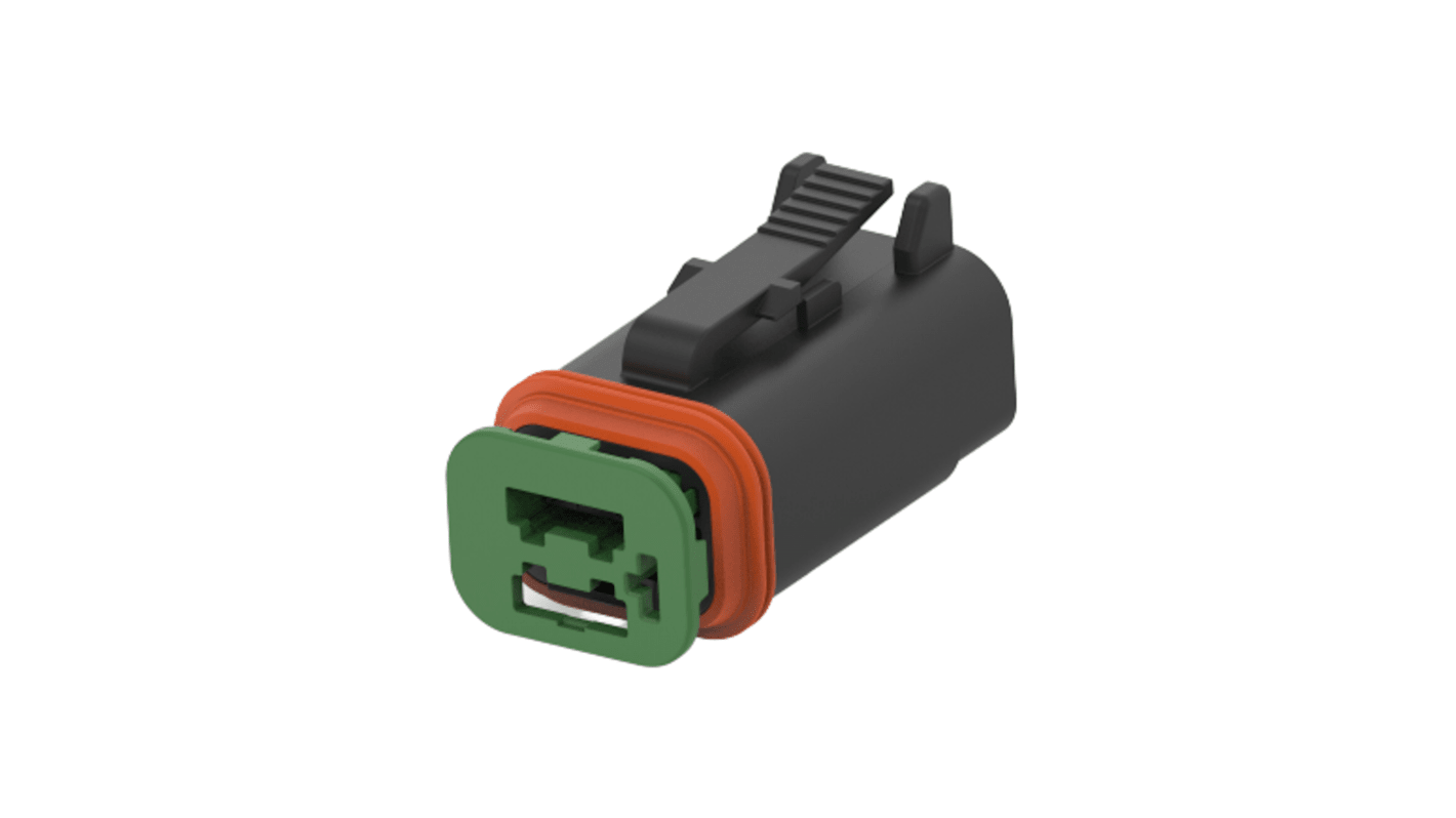 TE Connectivity, Superseal Pro Automotive Connector Plug Black Cable Mount 3 Way, Cable Termination 1-2356607-2
