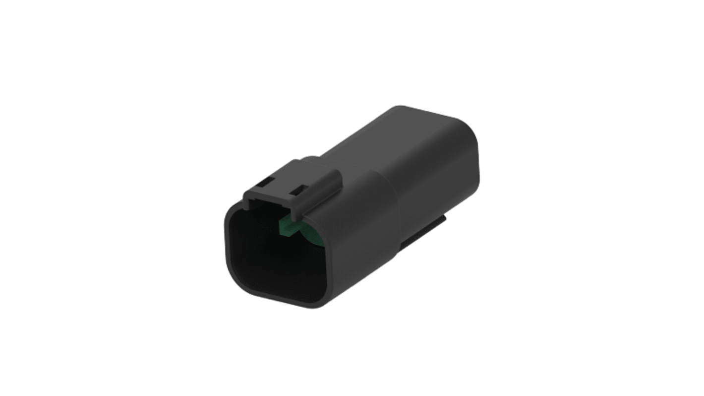 TE Connectivity Superseal Pro  Automotive, Kfz-Steckverbinder, Gehäuse für Buchsenklemme, Stecker, 4-polig, Schwarz /