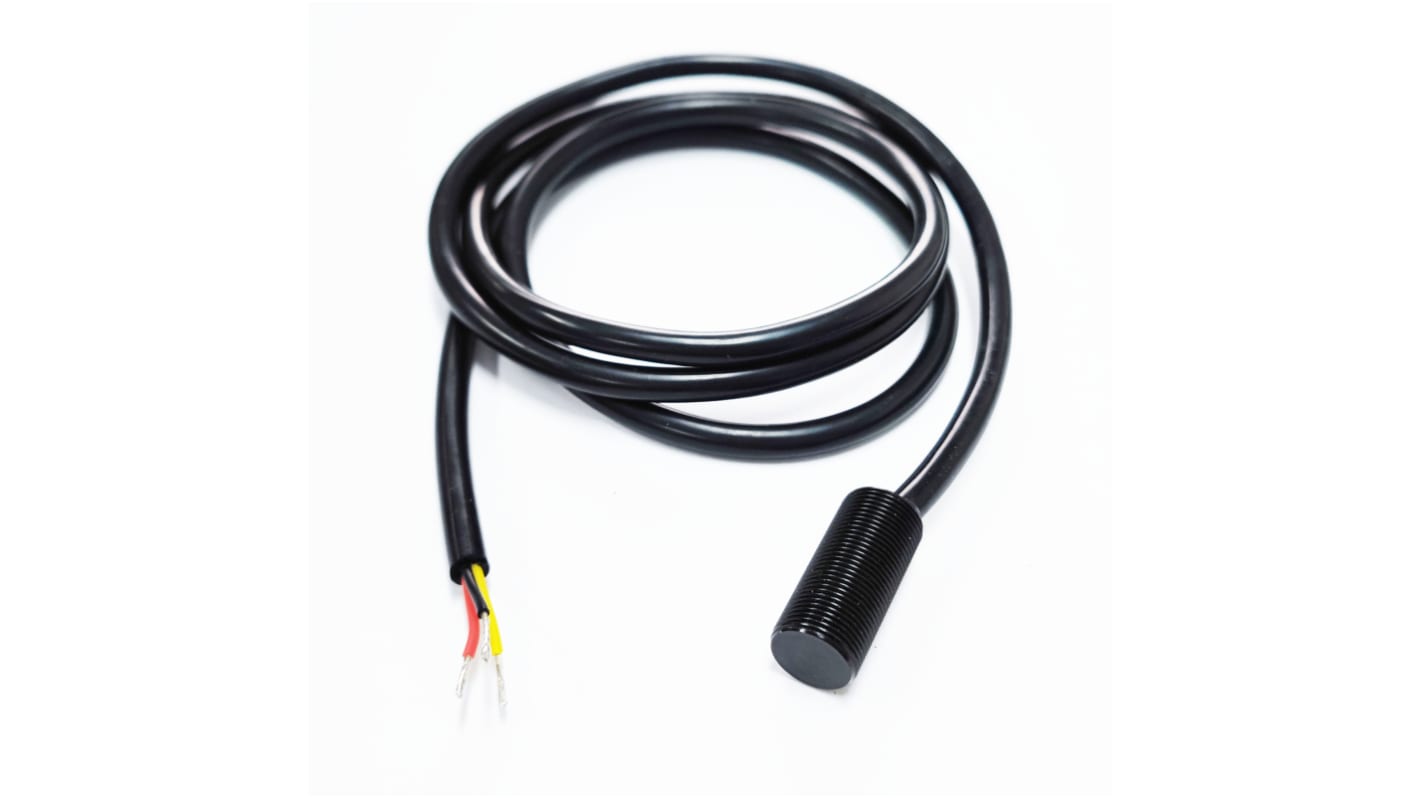 Sensor de efecto Hall RS PRO, alcance 0,5 → 2,5 mm, 24 V dc, salida NPN, Cable, IP67