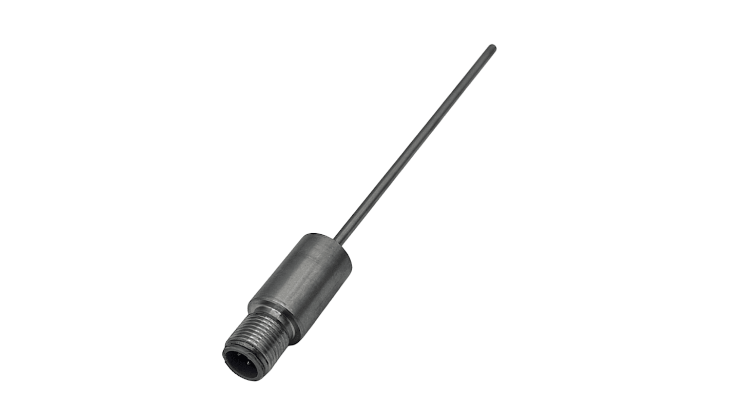 RS PRO PT100 RTD Sensor, 3mm Dia, 100mm Long, 4 Wire, M12, Class A +250°C Max