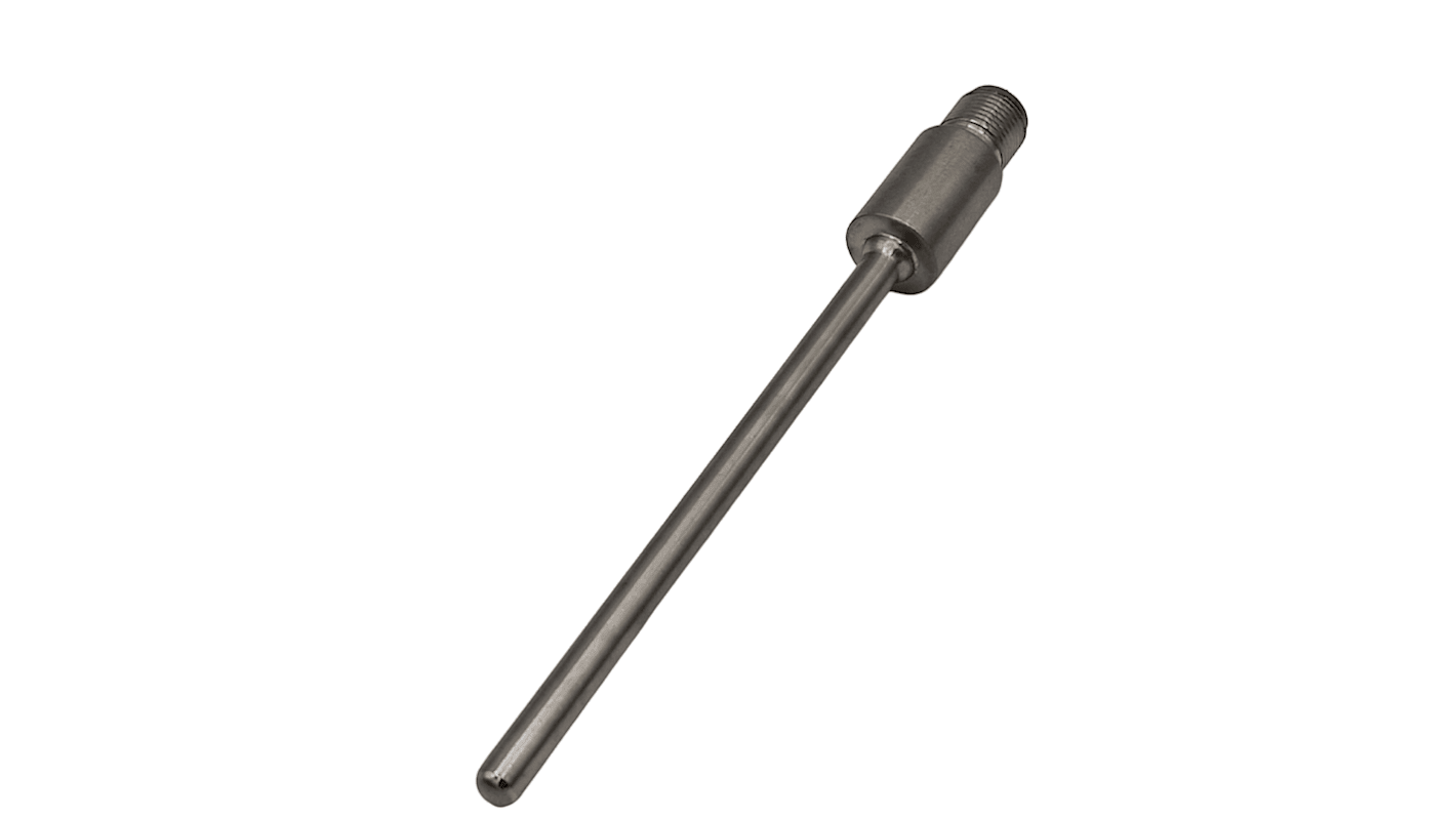 RS PRO PT100 RTD Sensor, 6mm Dia, 100mm Long, 4 Wire, M12, Class A +250°C Max