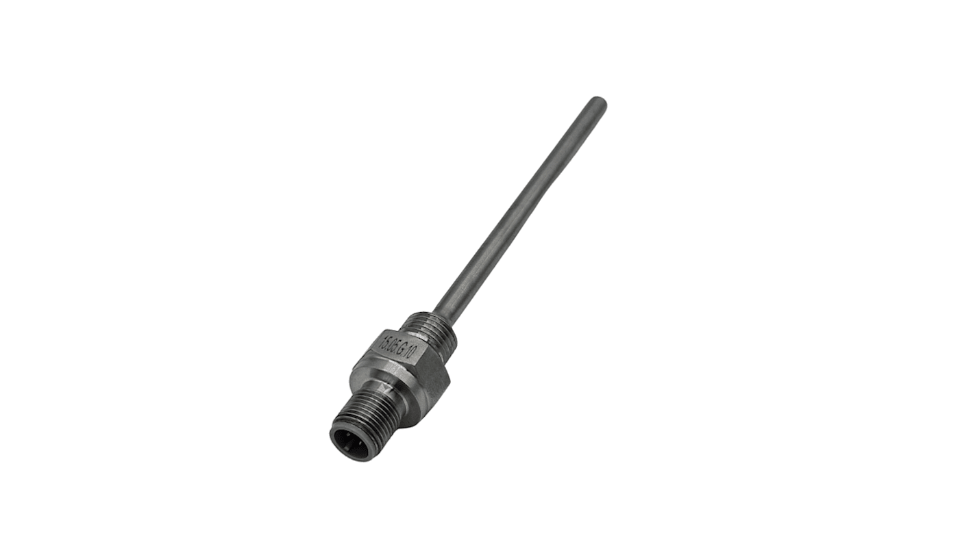 RS PRO PT100 RTD Sensor, 6mm Dia, 100mm Long, 4 Wire, BSP 1/4, Class A +250°C Max