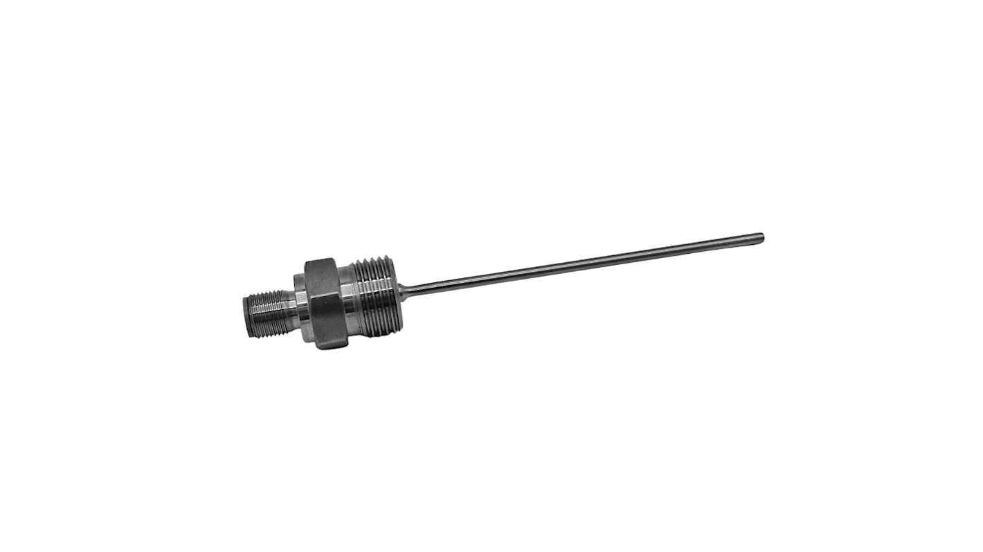 RS PRO PT100 RTD Sensor, 3mm Dia, 100mm Long, 4 Wire, BSP 1/2, Class A +250°C Max