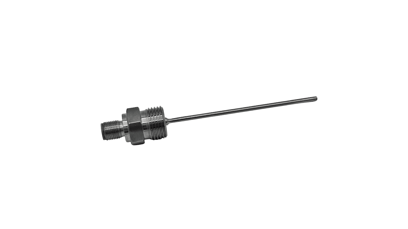 RS PRO PT100 RTD Sensor, 3mm Dia, 150mm Long, 4 Wire, BSP 1/2, Class A +250°C Max