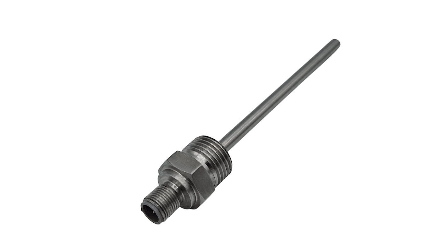 RS PRO PT100 RTD Sensor, 6mm Dia, 100mm Long, 4 Wire, BSP 1/2, Class A +250°C Max