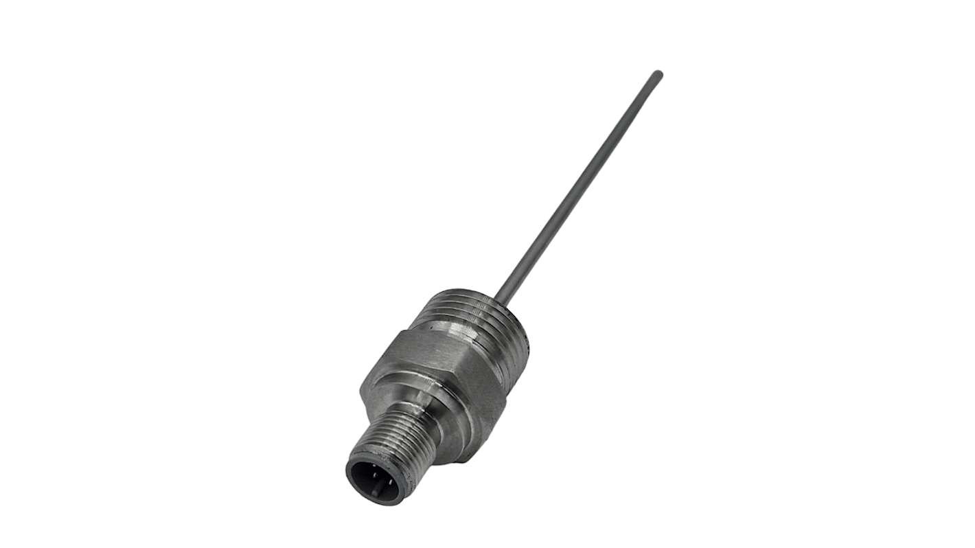 RS PRO PT100 RTD Sensor, 3mm Dia, 250mm Long, 4 Wire, NPT 1/2, Class A +250°C Max