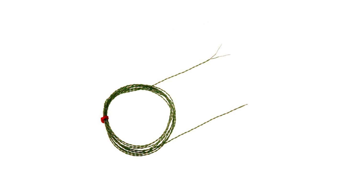 RS PRO Type K Exposed Junction Thermocouple 10m Length, 1/0.2mm Diameter, -75°C → +250°C