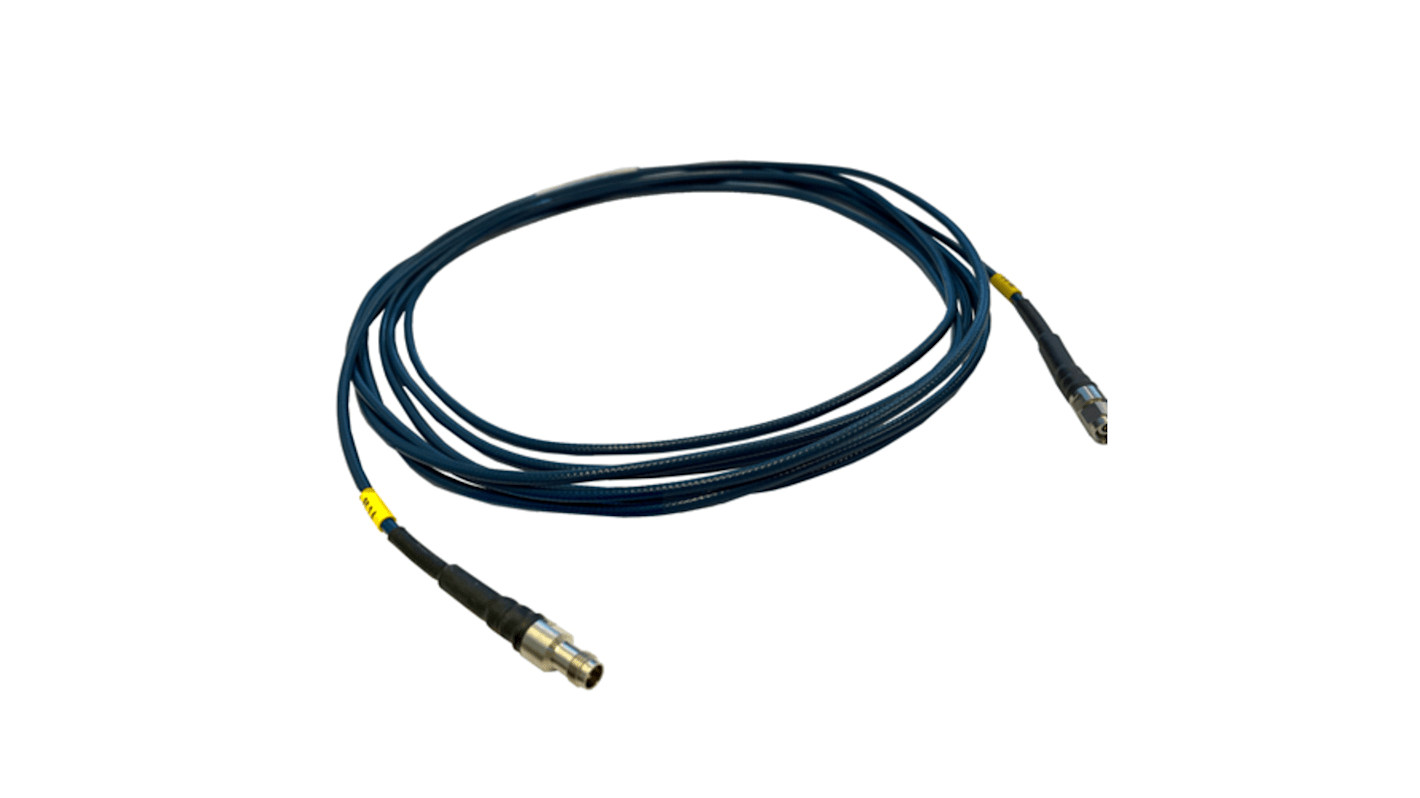 Cable coaxial SUCOFLEX 550E Huber+Suhner, 50 Ω, con. A: PC 2,4, Macho, con. B: PC 2,4, Macho, long. 610mm