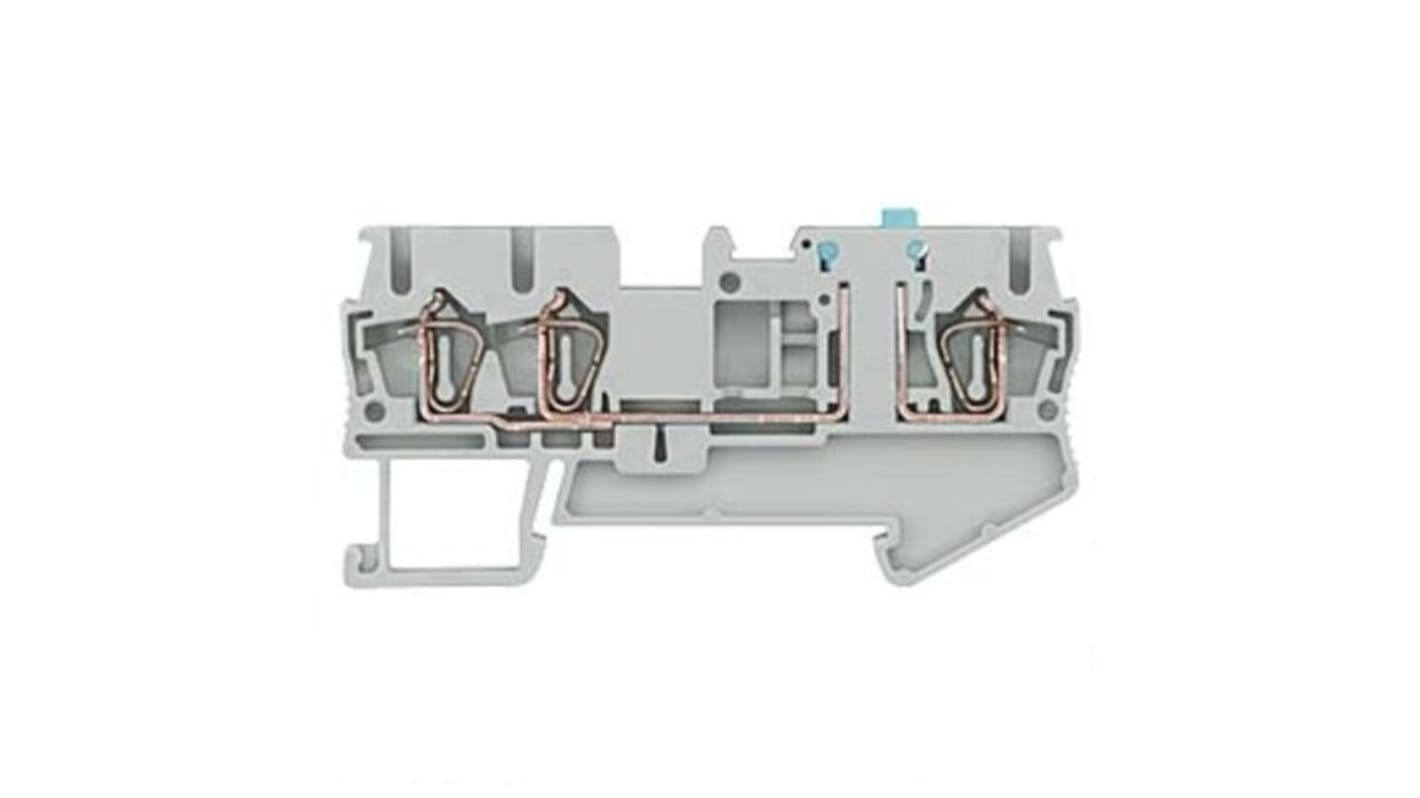 Siemens 8WH2003-6CF00 8WH Series Grey, 2.5mm², 1-Level, Spring Termination, CSA